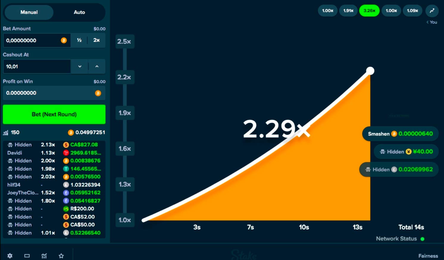 Stake Originals Crash